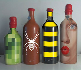 Botellas personalizadas para coleccionistas o para regalo.