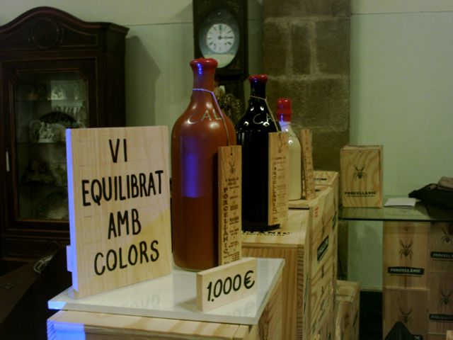 Edición limitada de Porcellànic Sur-Lie equilibrado con color a 1000 Euros la botella.